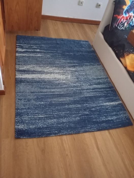 Carpete  em tons de azul