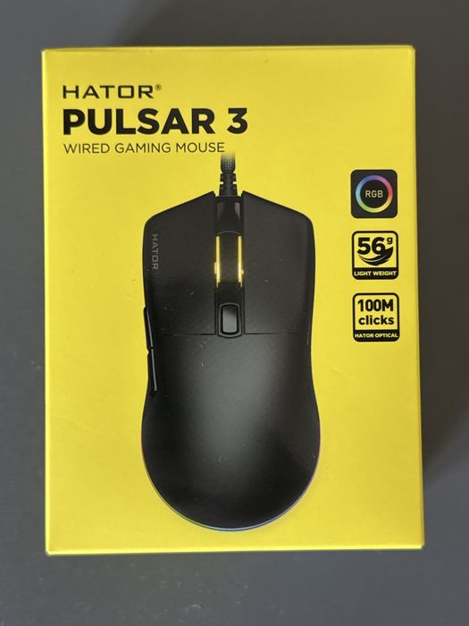 Миша Hator Pulsar 3 black