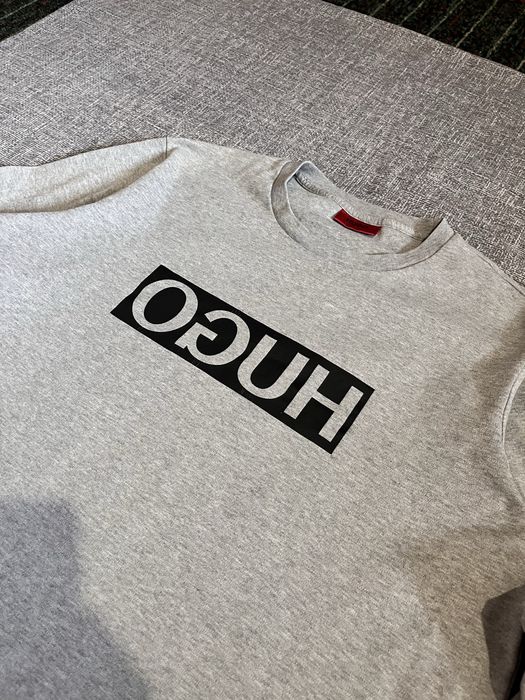 Світшот худі HUGO BOSS Reversed big logo drill casuals y2k sk8 L-XL