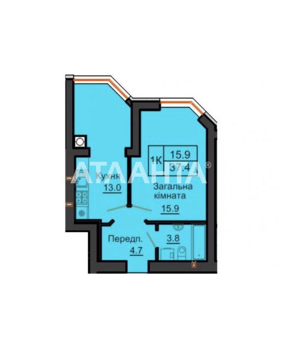 1к.квартира  ЖК Софія Нова Євроремонт метро Теремки