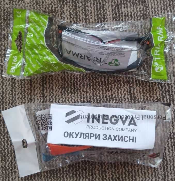 Защитные очки. Triarma, Inegva