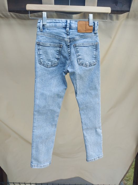Spodnie jeansy rurki skinny zara
