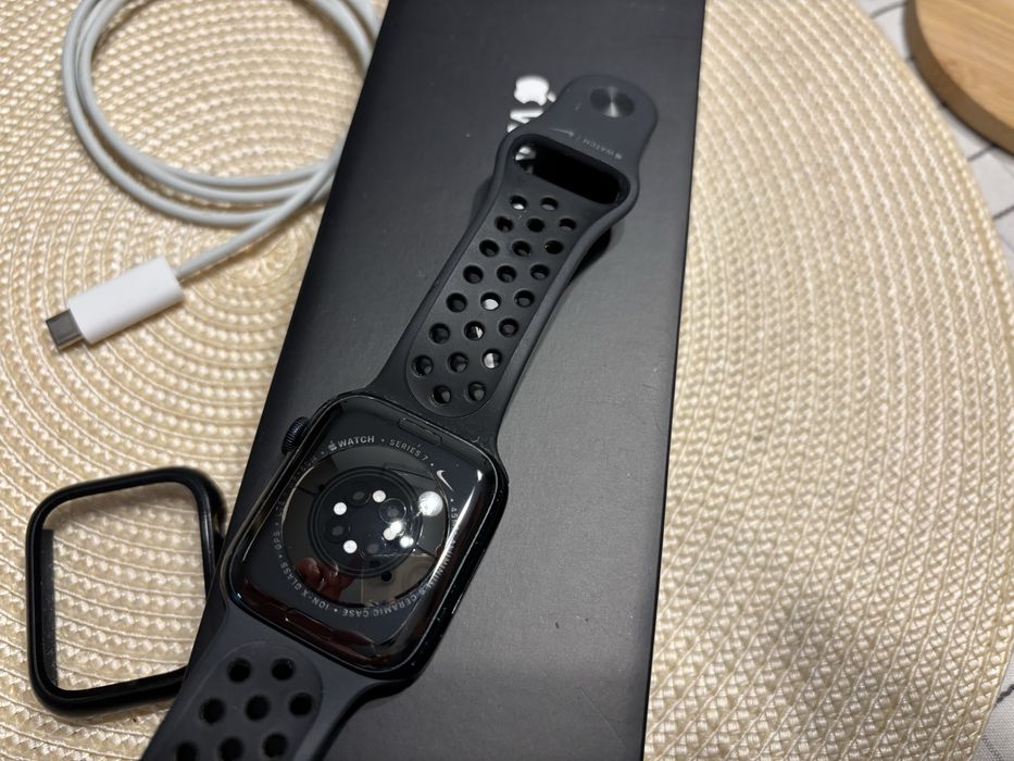 Apple watch GPS + Cellular Nike 45mm alluminium, stan jak nowy,pudelko