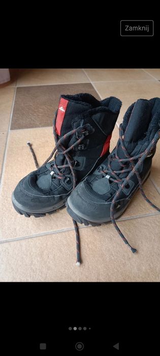 Quechua, Forclaz snow 200 boy, roz. 33, wkł. 21 cm