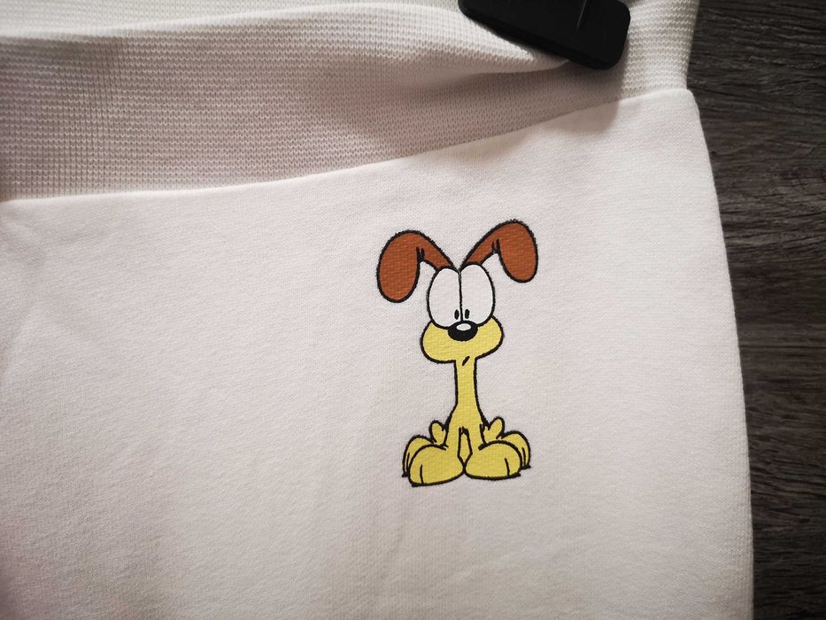Teens- Garfield- swietne spodnie dresowe dzwony- m
