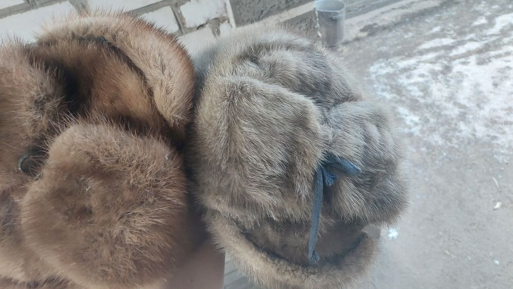 Шапка з норки без дефектів