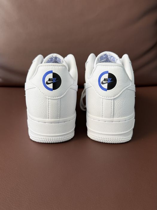 Оригинал Nike Air Force 1 07 LX (CT1990 100) белие кожание аир форс