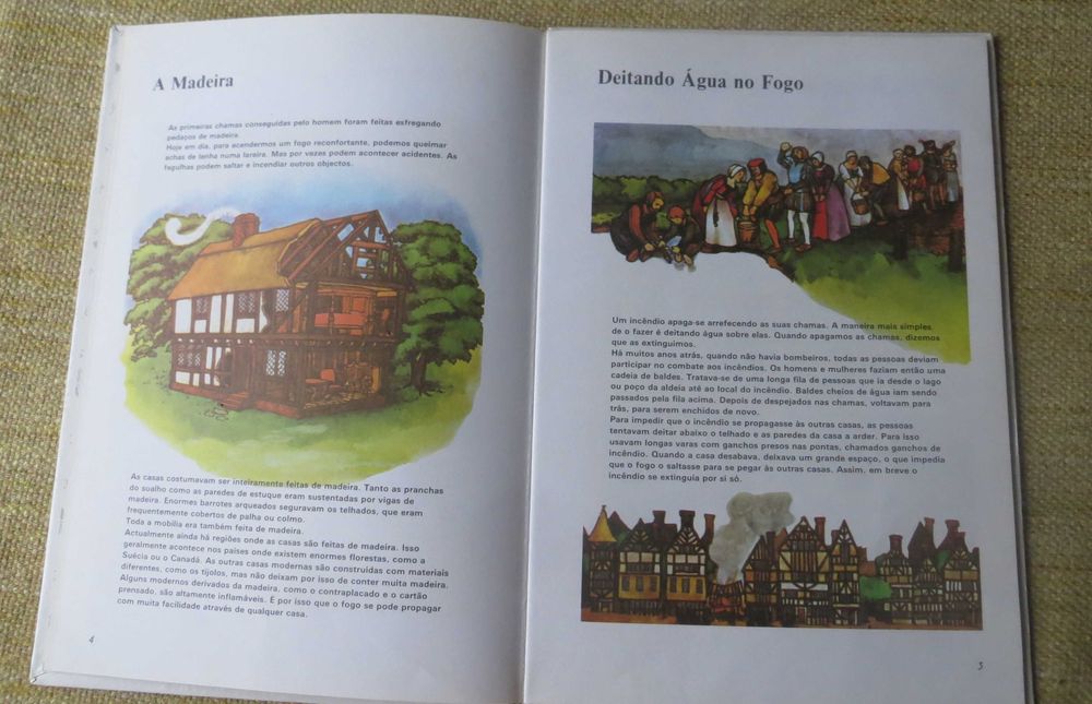 Coleção completa 7 livros cultura geral, sobre Vulcões, Fogo, etc