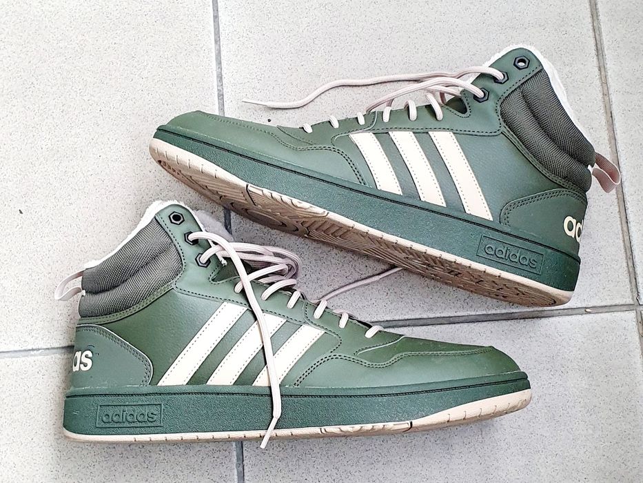 Adidasy zielone, 2 razy zalożone