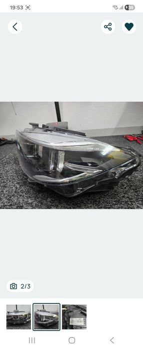 Farol Bmw Serie 3Gt F34 Led Lci