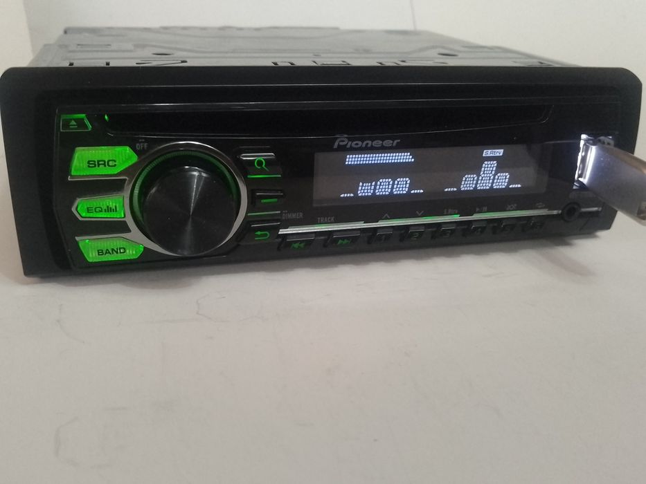 Автомагнітола pioneer deh-1700ubg  із bluetooth audio,usb.Відео роботи.