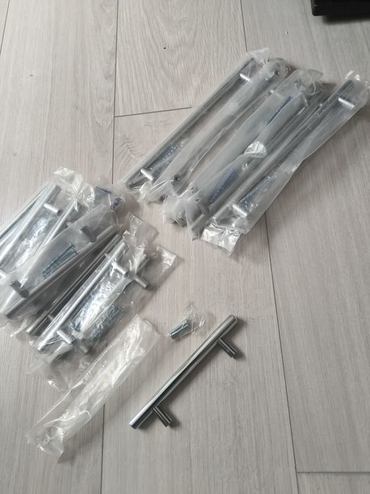 Ручка меблева релінгова 96мм хром 192мм G2