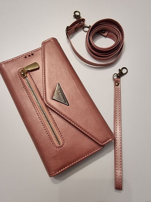 Etui portfel na długim pasku do xiaomi notę 9 pro