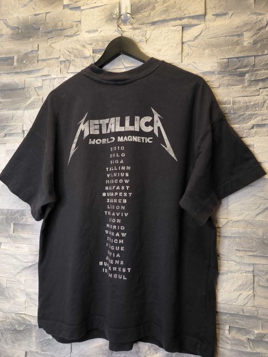 Koszulka Metallica World Magnetic Tour T-Shirt Szara
