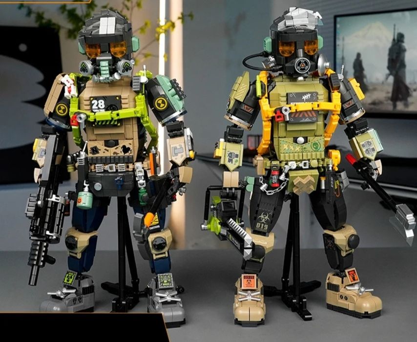 Конструктор APOCALYPTIC  W9101 Робот с гранатомётом 33 см