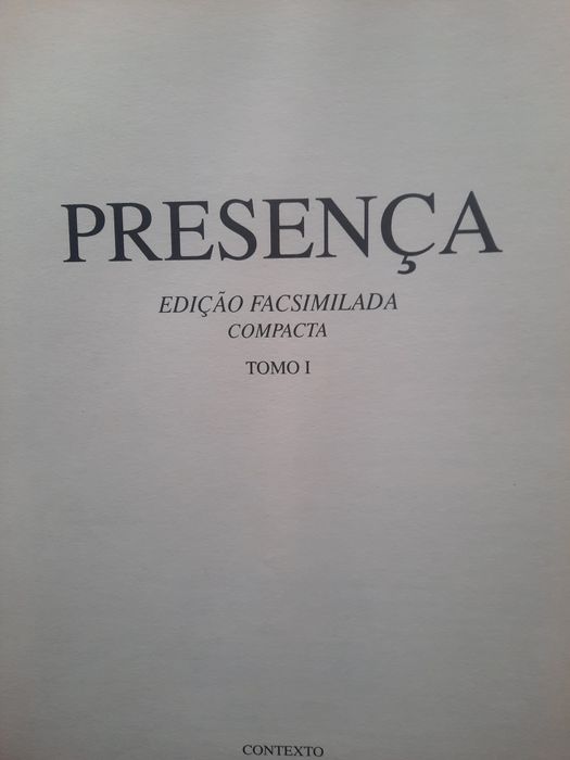 Revista Presença edição facsimilada compacta