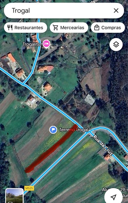 Terreno de 1.000m2 Trogal, Sao pedro D’Arcos, Ponte de Lima