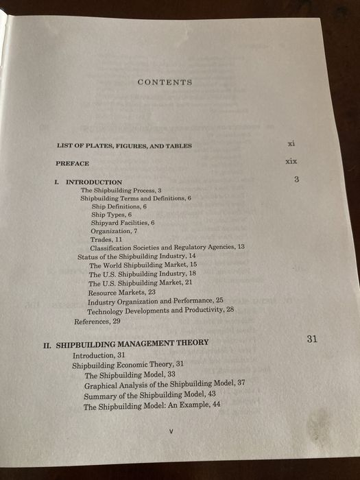 Livro de engenharia “Ship Production”