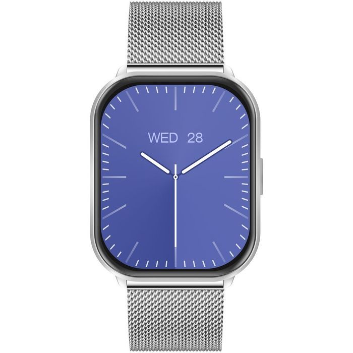 Smartwatch Gravity Srebrny Pasek + Bransoleta GT43-2