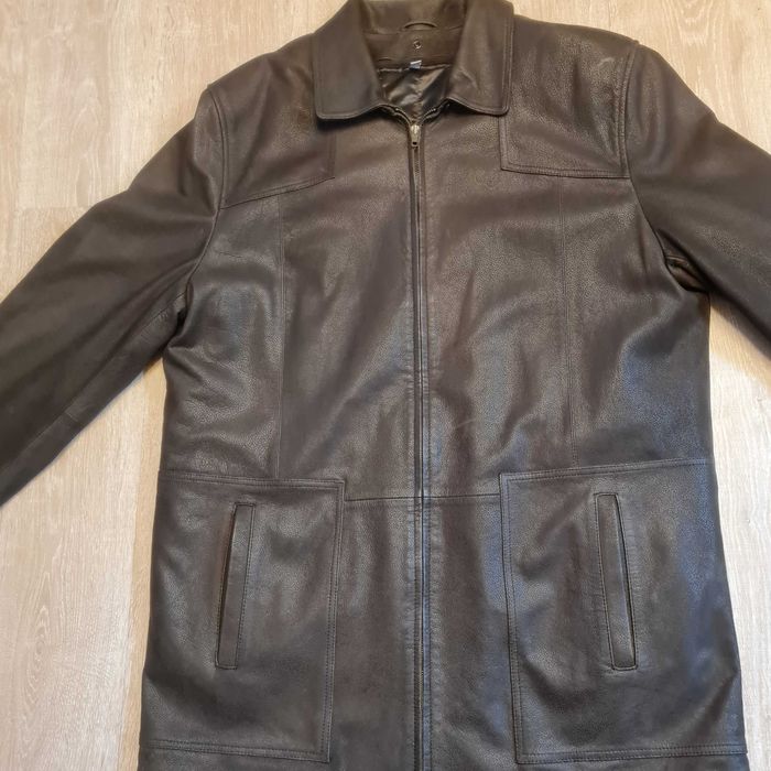 Kurtka męska zimowa ze skóry XXL