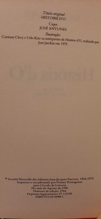 História d' O - Pauline Réage