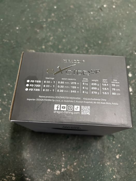 Kolowrotek Dragon Exite sp 730