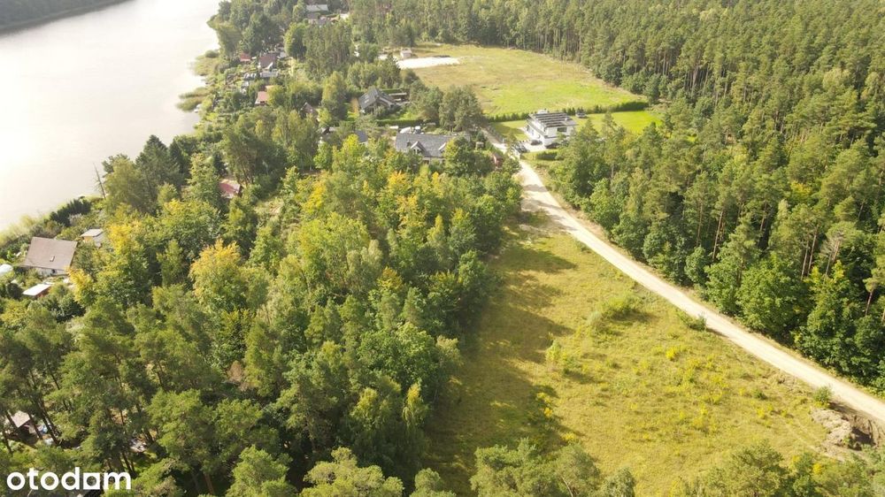 Działka nad jeziorem z Mpzp zabudowa jednorodzinna