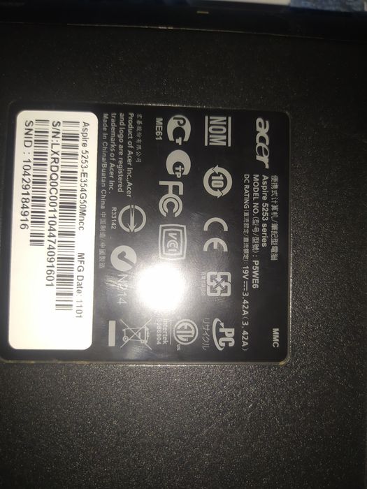 Продам ноутбук в рабочем состоянии