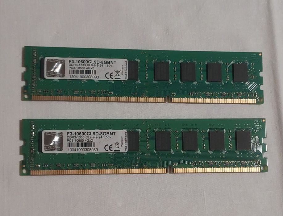 Модуль пам'яті для комп'ютера DDR3 8GB F3-10600CL9D-8GBNT