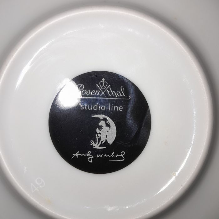 Фарфорова тарілка  Енді Уорхола Rosenthal  .