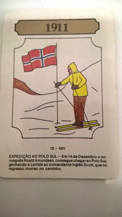 Calendário Expedição Polo Sul 1911 (Portes incluídos)
