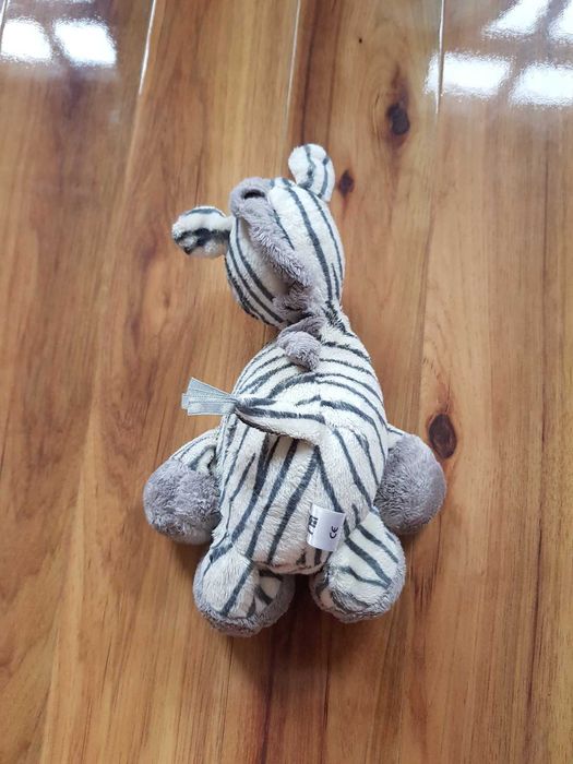 ebra Mothercare groszki w kopytach zabawka pluszak maskotka zwierzątko