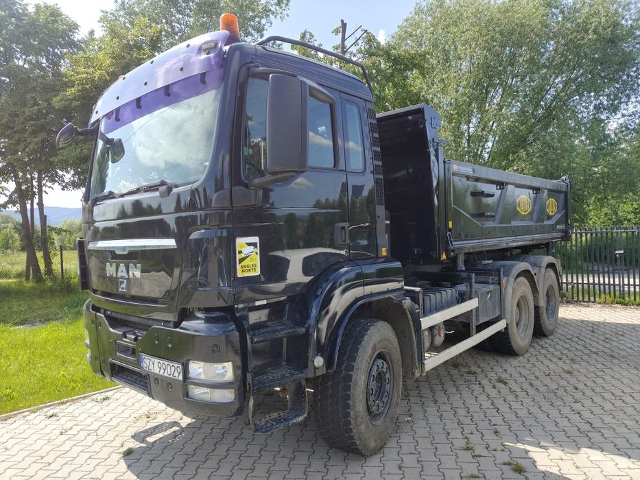 Man TGS 33. 440 wywrotka 6x4 bortmatic hydroburta klapodrzwi
