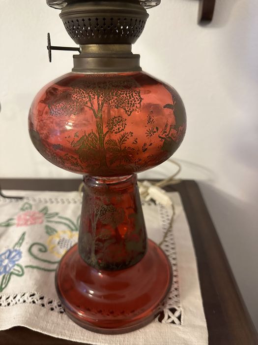 Conjunto de candeeiros antigos