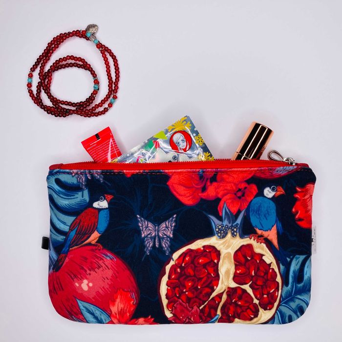 Kosmetyczka Handmade Płaska Podróżna Organizer | Polska | L