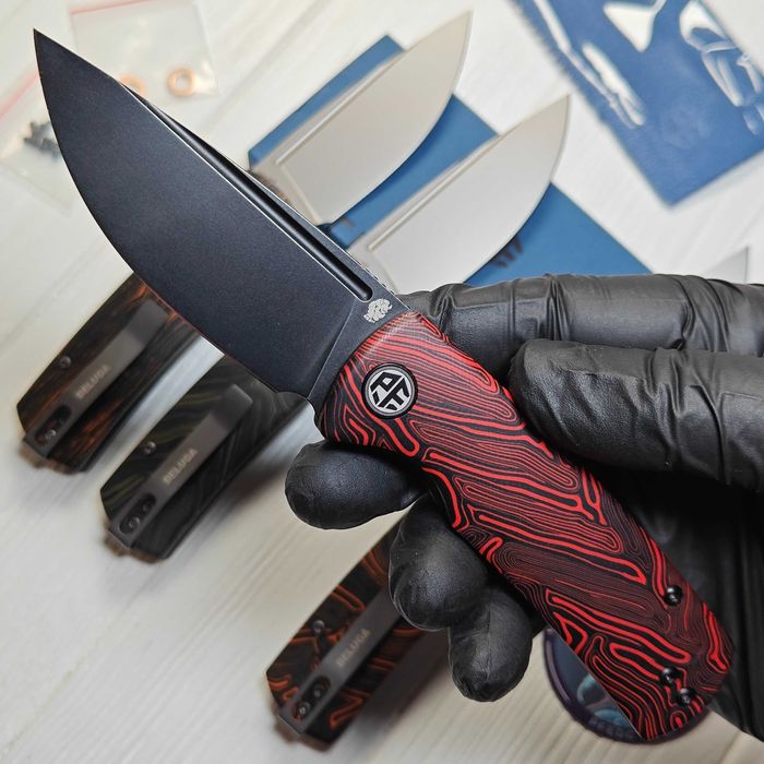 Складний ніж PETRIFIED FISH PFP01X Mini Beluga 14C28N (оригінал