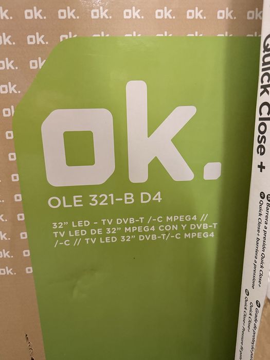 TV OK 32” FHD como nova!