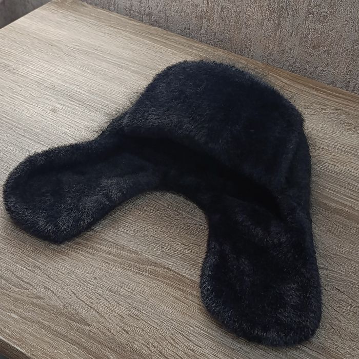 ангоровая шапка ушанка