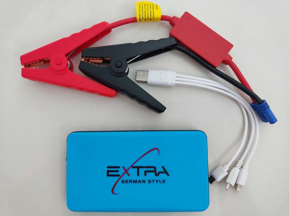 Urządzenie Rozruchowe  12000 mAh Powerbank 12V Starter Booster ZESTAW