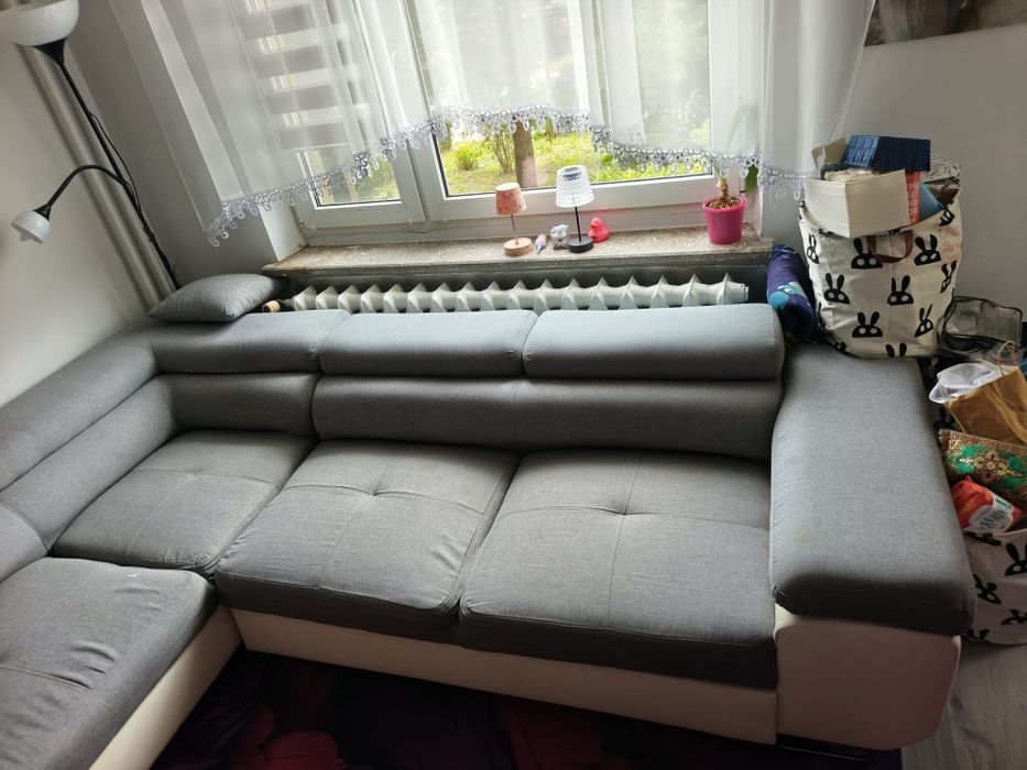 Łóżko kanapa rogówka
