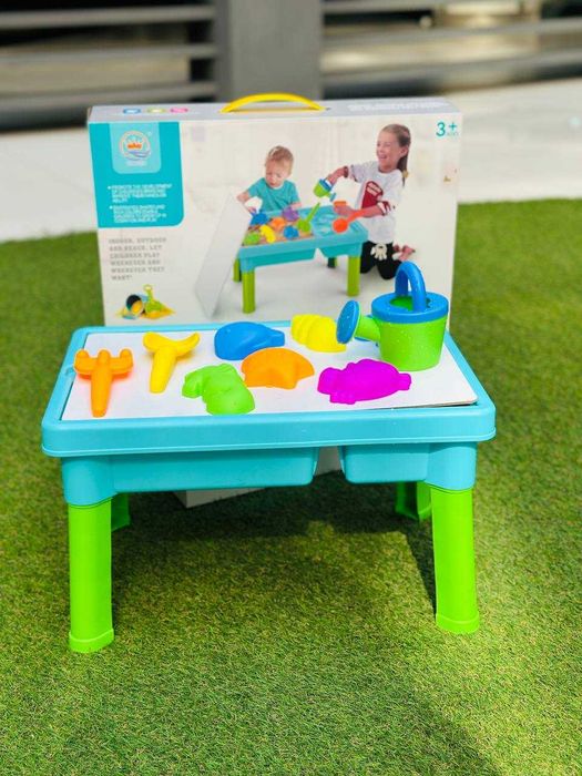 Акція!!! Дитячий стіл-пісочниця з набором для піску