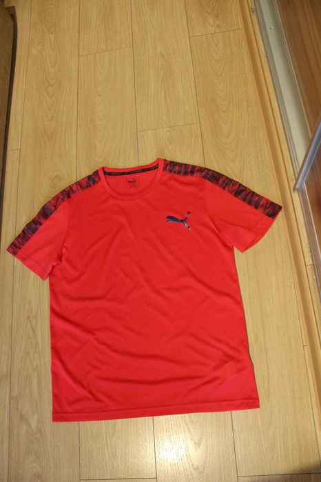 PRAWIE NOWA Koszulka funkcyjna,Puma,męska,roz.M,czerwona