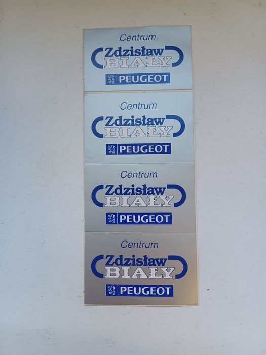 Naklejki Centrum Zdzisław Biały Peugeot
