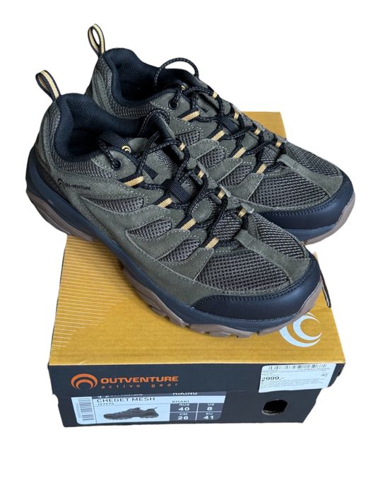 Хайкінгові кросівки Outventure Cheget Mesh сітчасті на літо / весну хакі як merrell moab