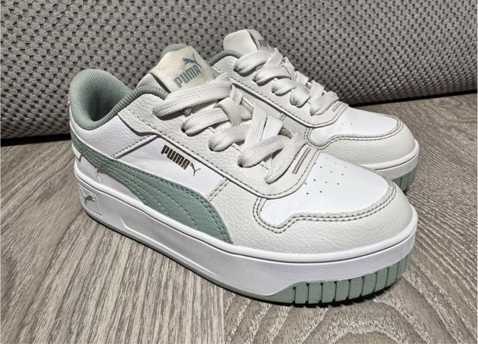 Puma кросівки білі дитячі кросівки на весну 31 р  19 см