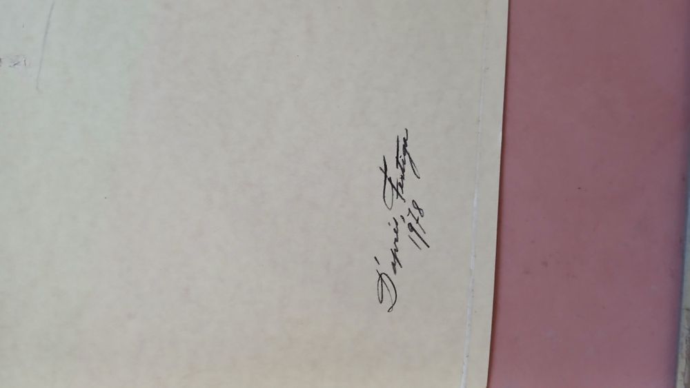 Pintura assinada “Júlio Santos” 1978 – autoria a confirmar