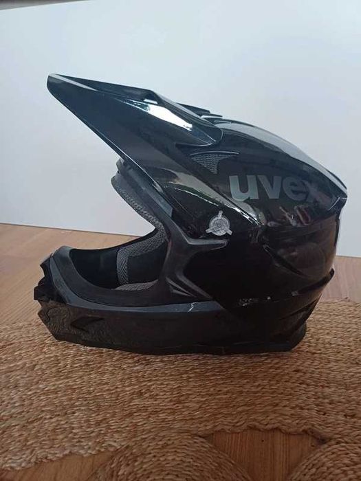 Kask uvex Hlmt bike full face czarny M