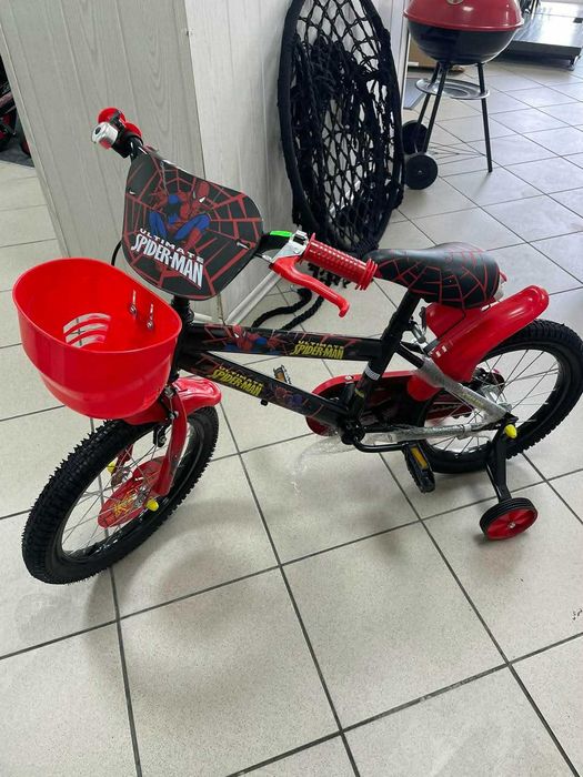 399 zł Rower 16 cali czarny Spiderman