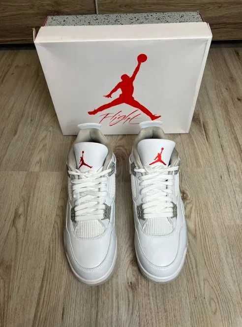 Jordan 4 Retro White Oreo R.45