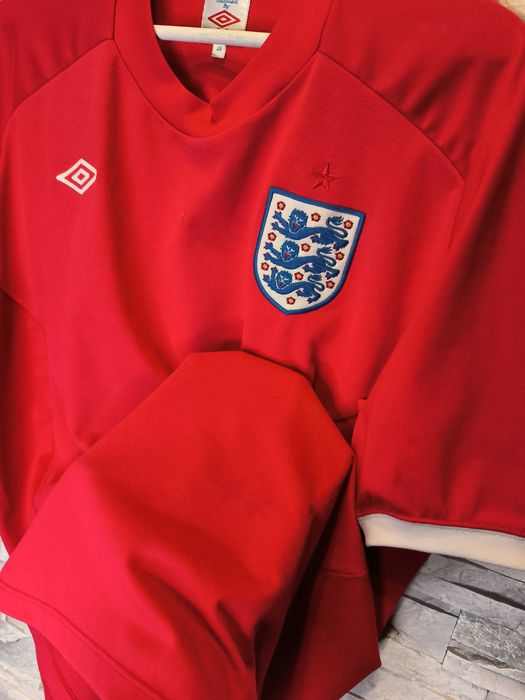 Koszulka Piłkarska Jersey Umbro Anglia Reprezentacja Vintage